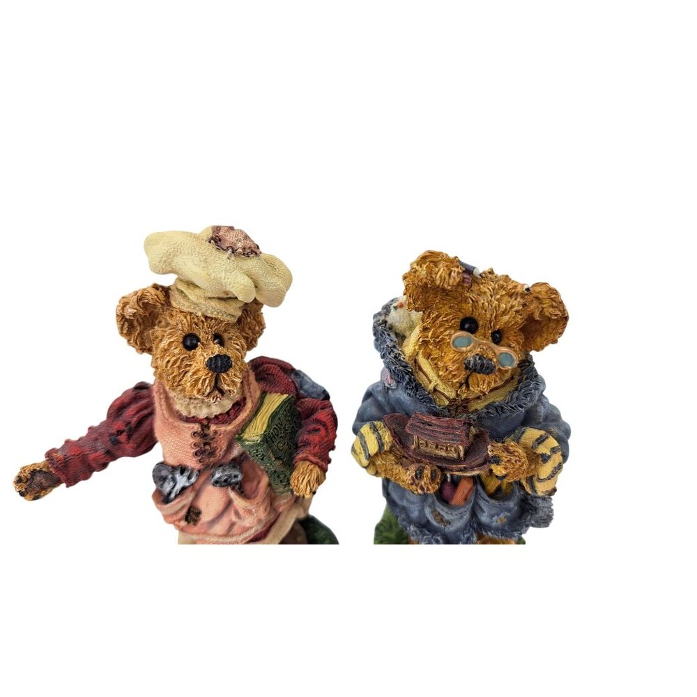Vintage Boyds Bears Ark Series Noah Mrs. Noah Figurine Resin 2426 2427 Set of 2 - Picture 4 of 10